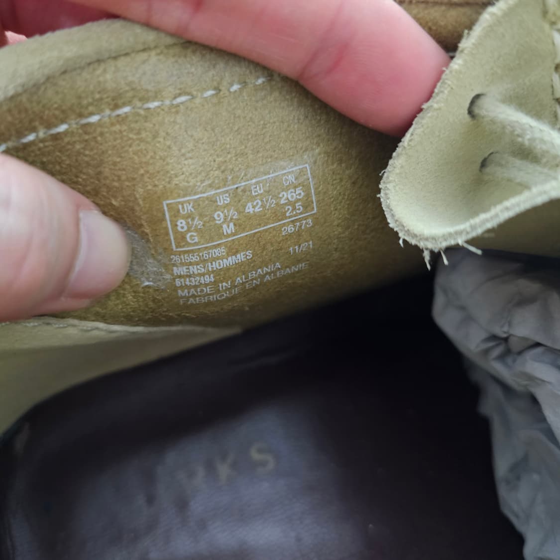 클락스 왈라비 메이플스웨이드 9.5 상품이미지7