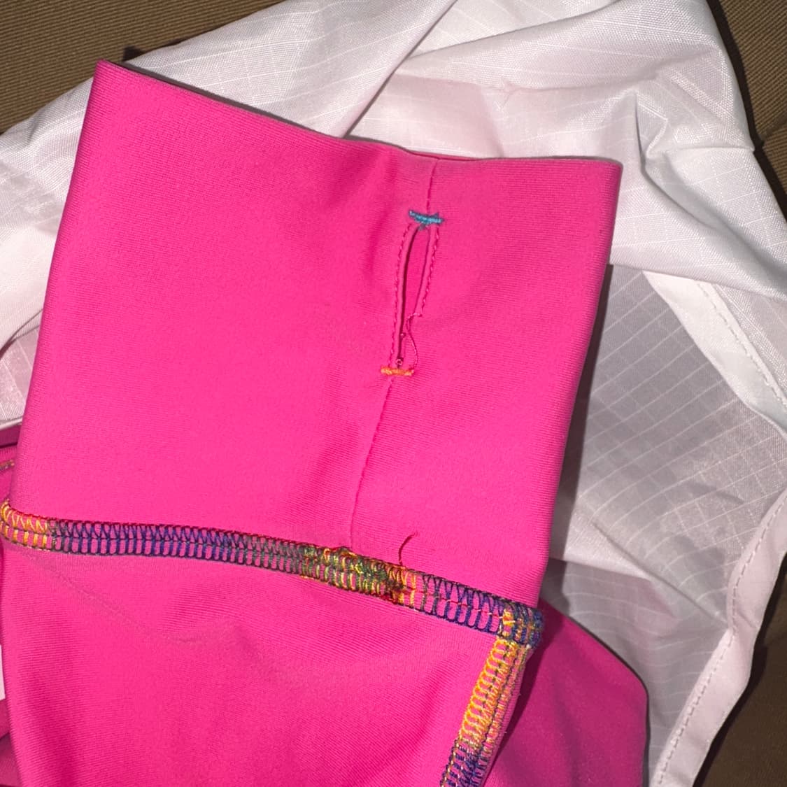 록시 래시가드 후드집업 재킷 핫 핑크 상품이미지3