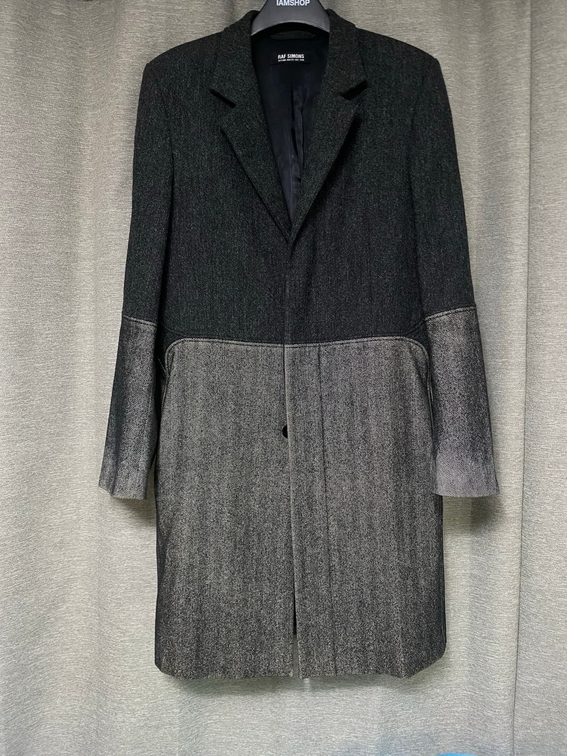 Raf simons 07 투톤 싱글코트  상품이미지2