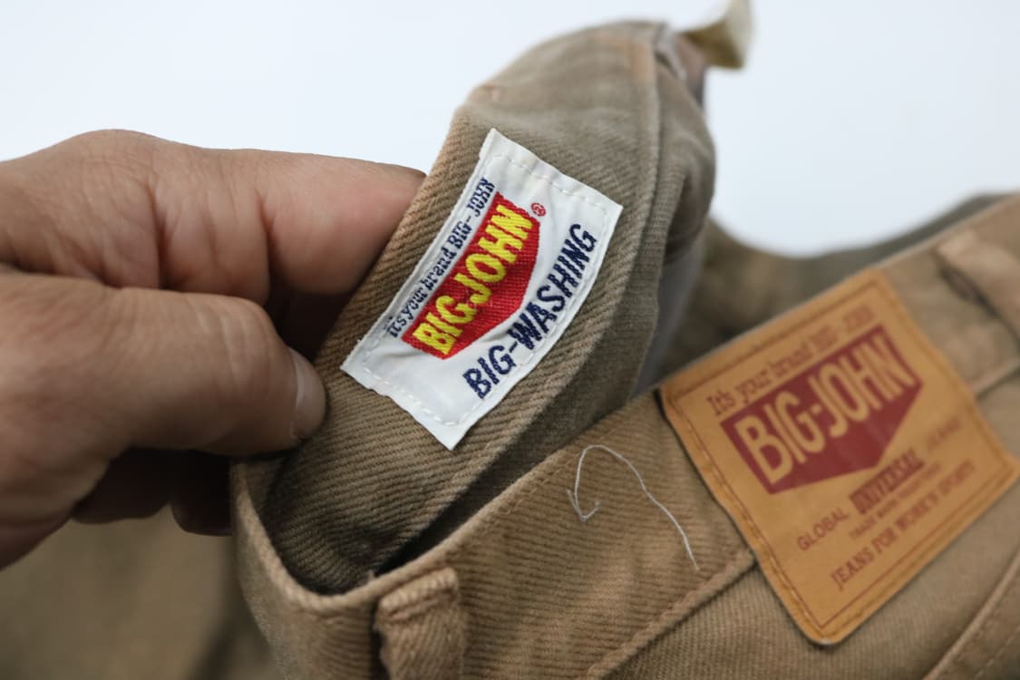 BIG JOHN 빅존 빈티지 워시드 코튼 트윌 팬츠 브라운 (32) 상품이미지10