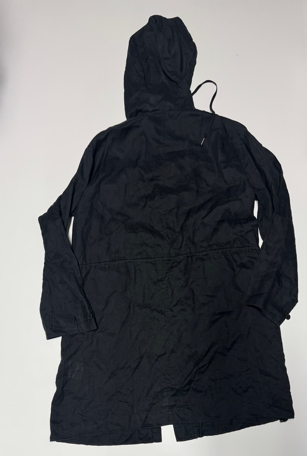 여성 띠어리 theory 라마 롱 후드 자켓 블랙 M 상품이미지2