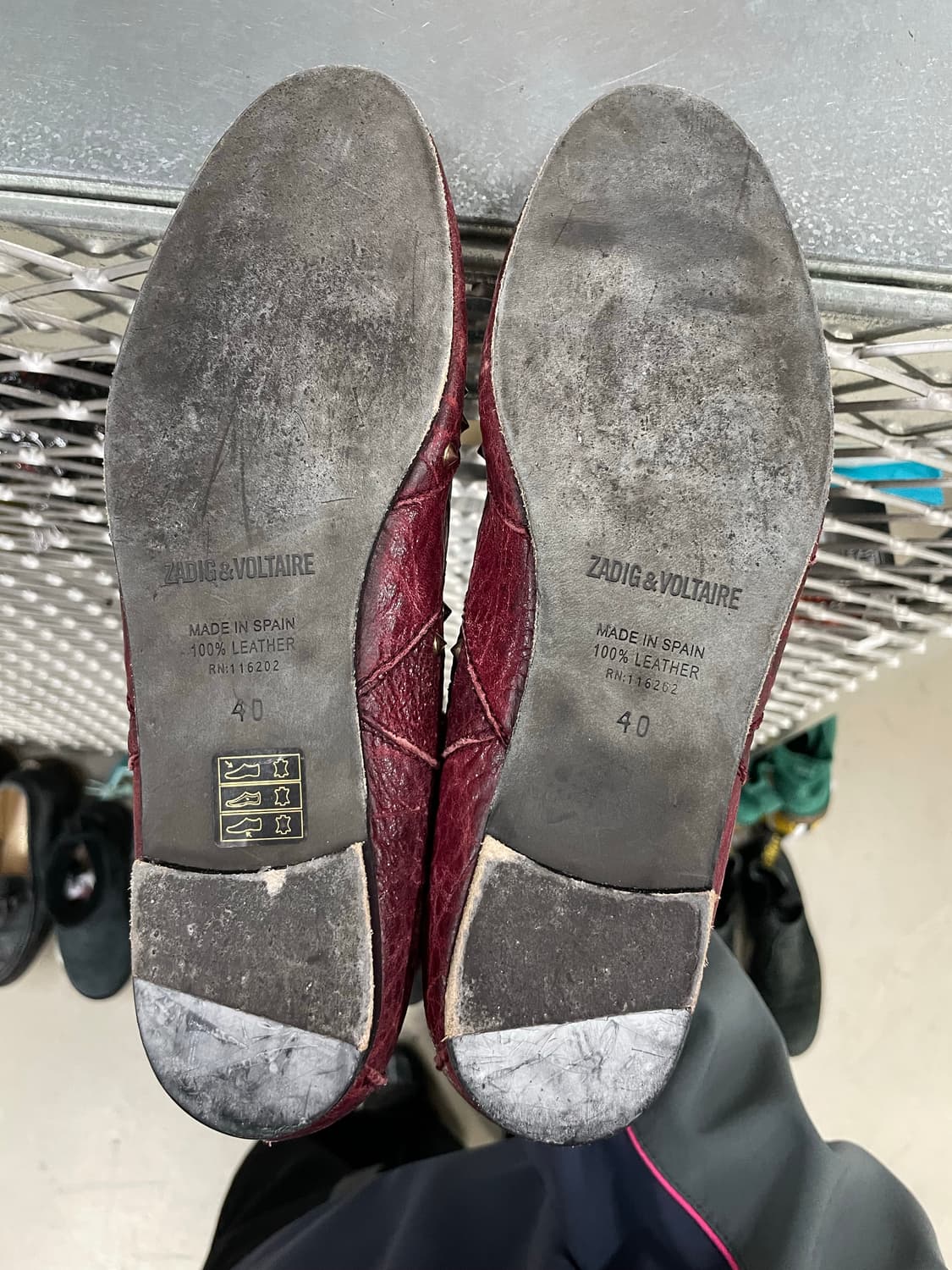 쟈딕 앤 볼태르 레더 스터드 앵클 부츠 40 상품이미지6