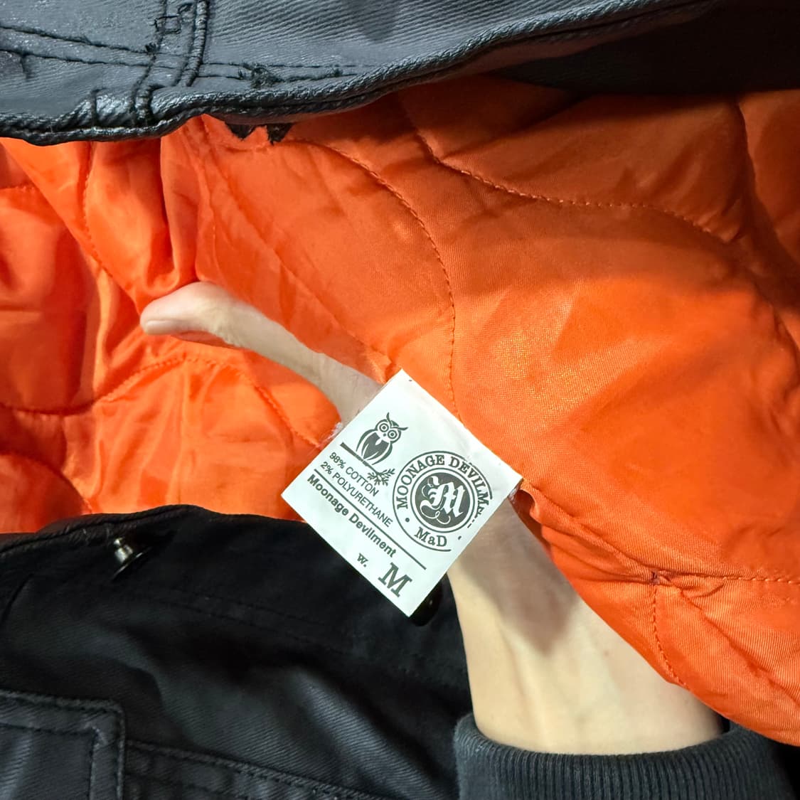 M 일본빈티지 블랙 코팅 트러커 자켓 상품이미지4