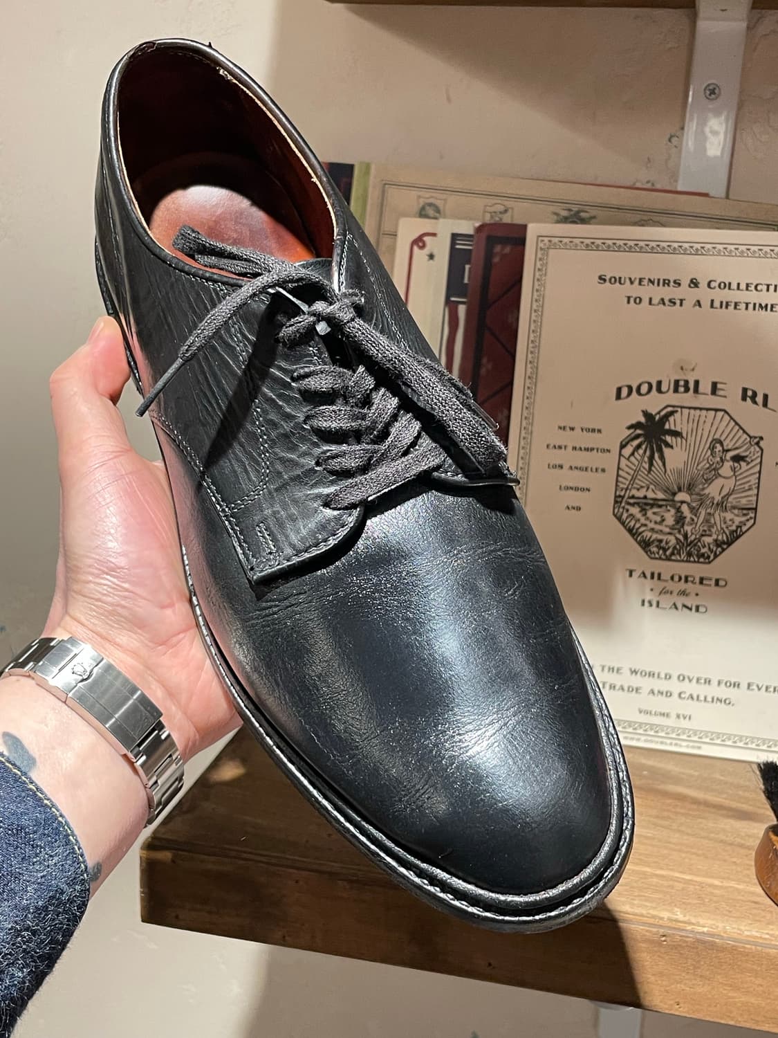 Alden 알든 언라인드 더비 슈즈 판매 상품이미지1