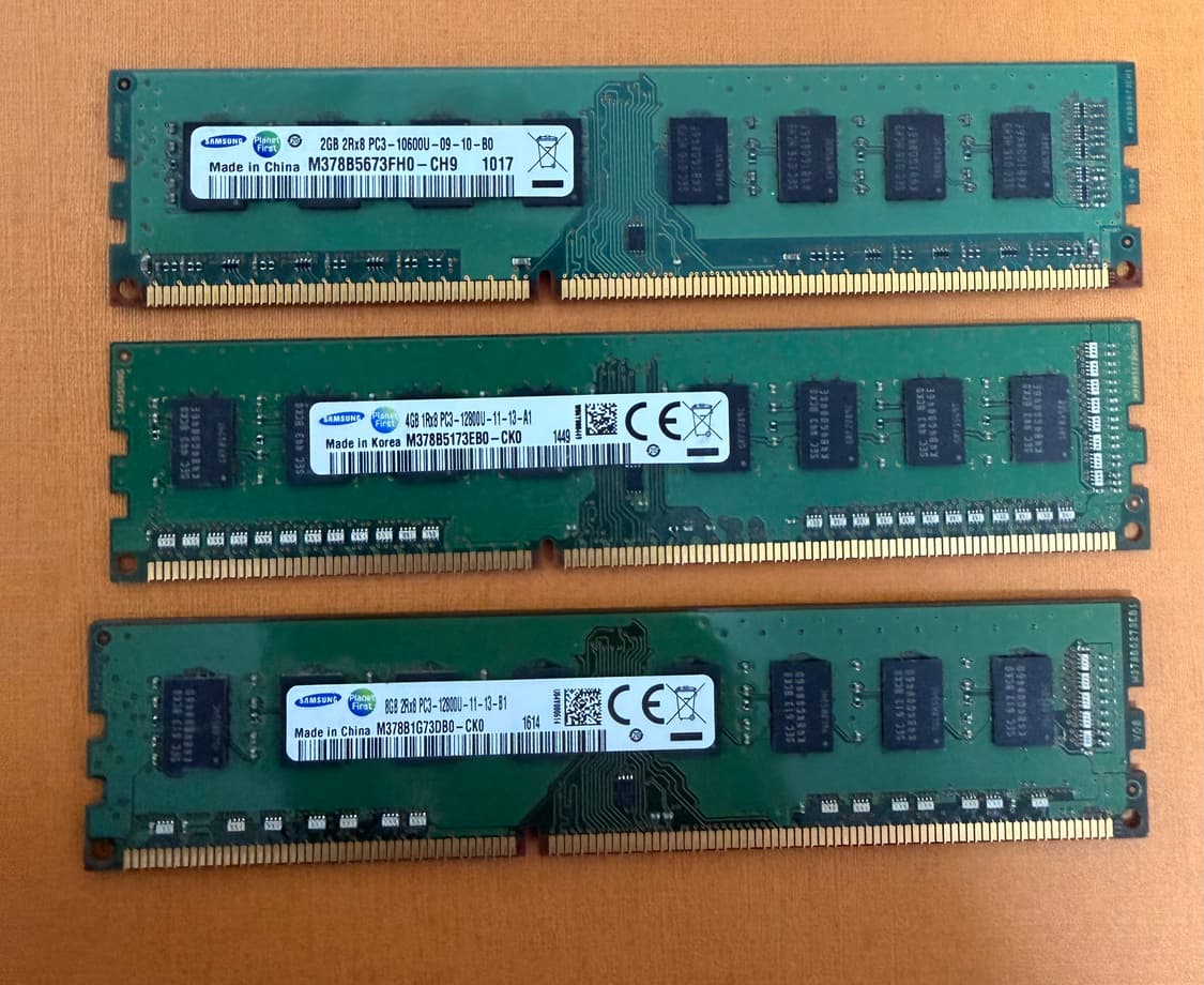 삼성 DDR3 2GB 4GB 8GB RAM 메모리 판매합니다 상품이미지1