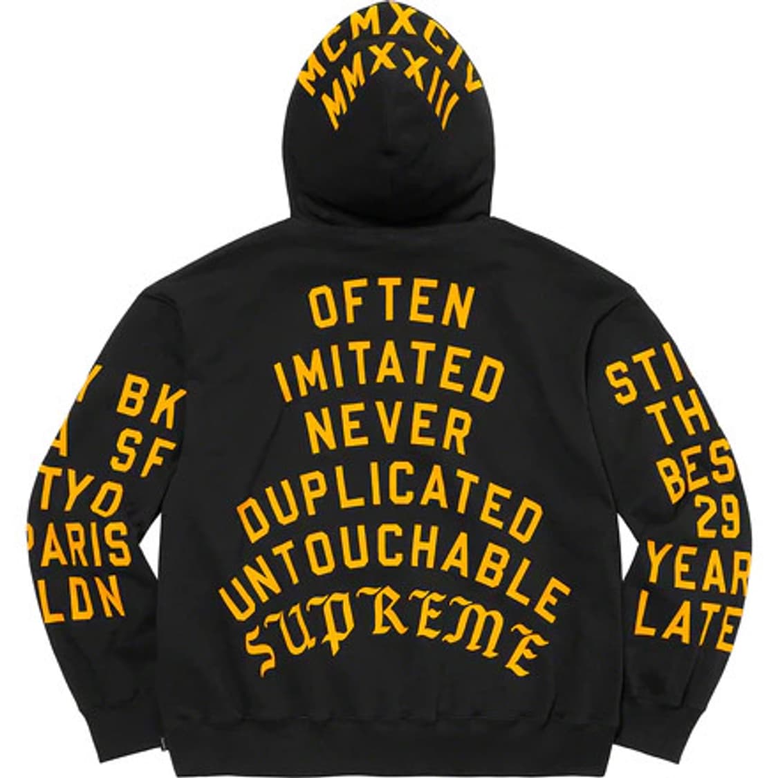 슈프림 팀플록 후드 상품이미지1