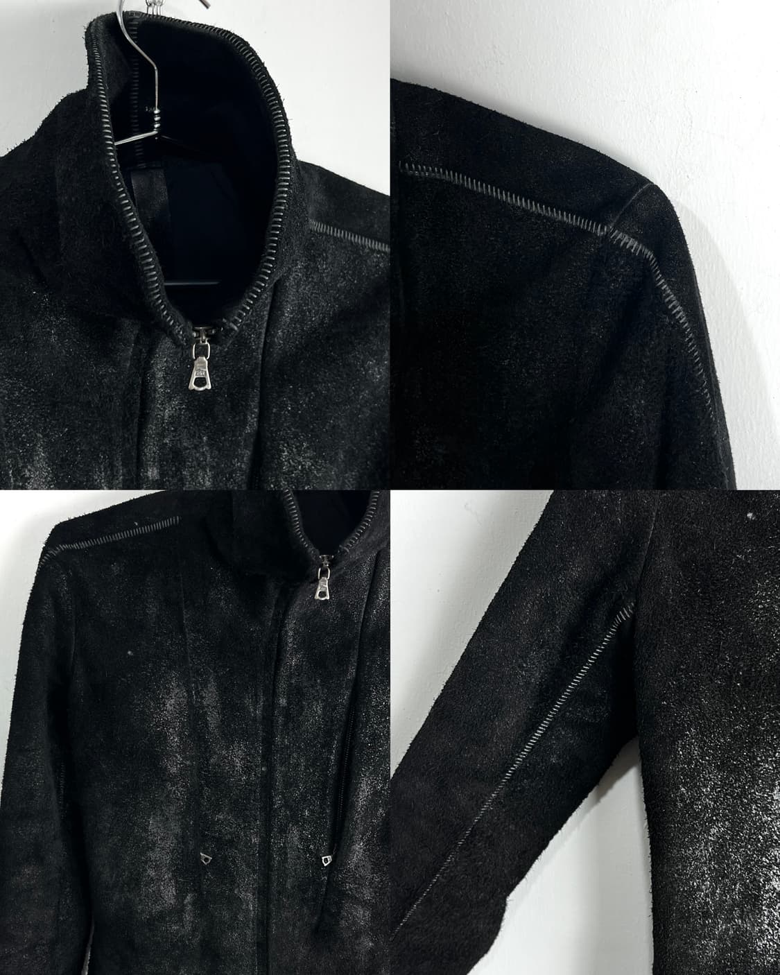 ISAAC SELLAM WAX COATED CALF SKIN JACKET 상품이미지5