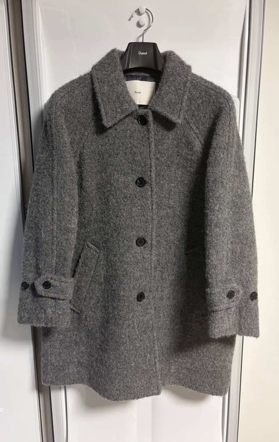 DUNST알파카하프맥코트/Melange Grey/S(55-66)/새상품 상품이미지1