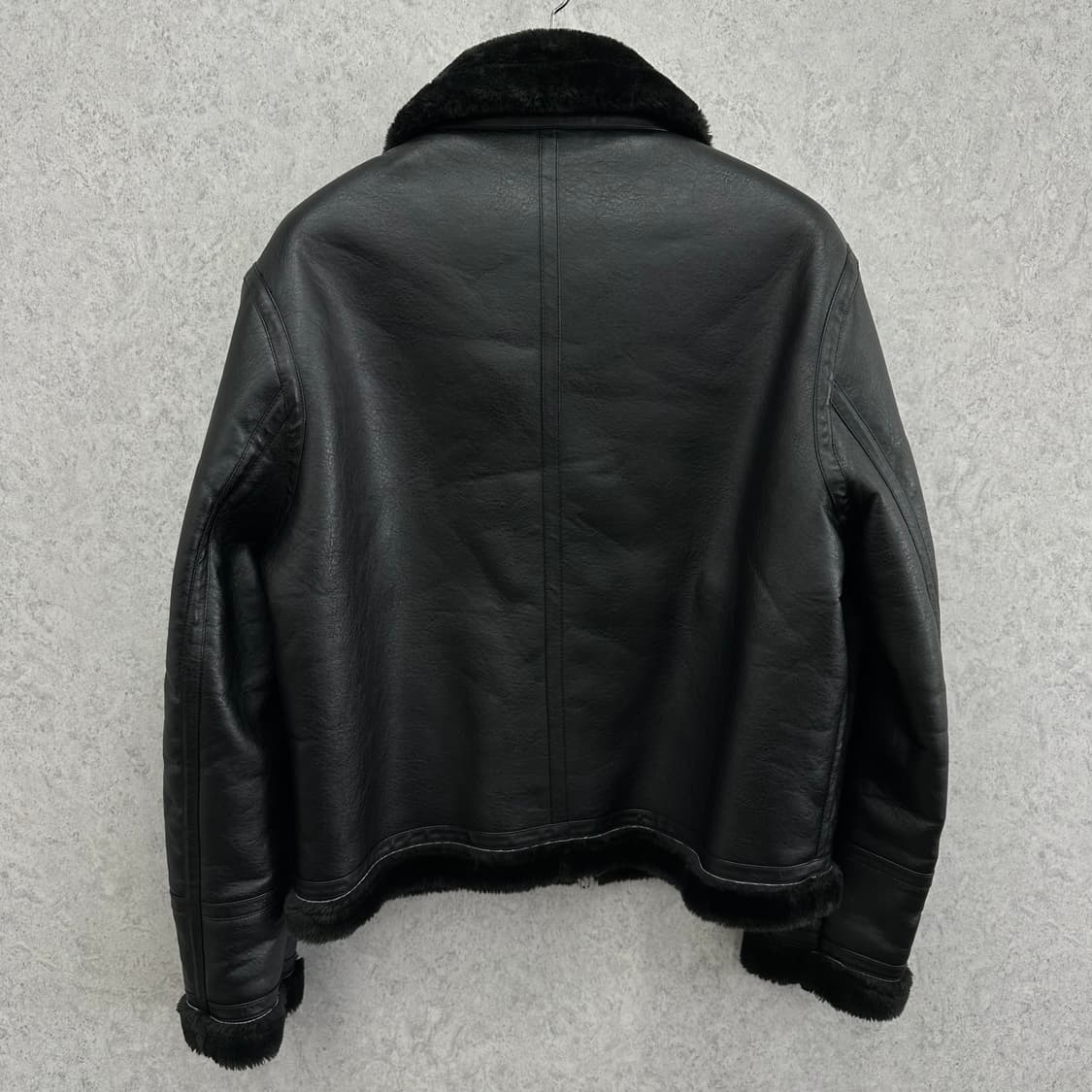 95 세인트페인 남자 에코레더 무스탕 상품이미지2