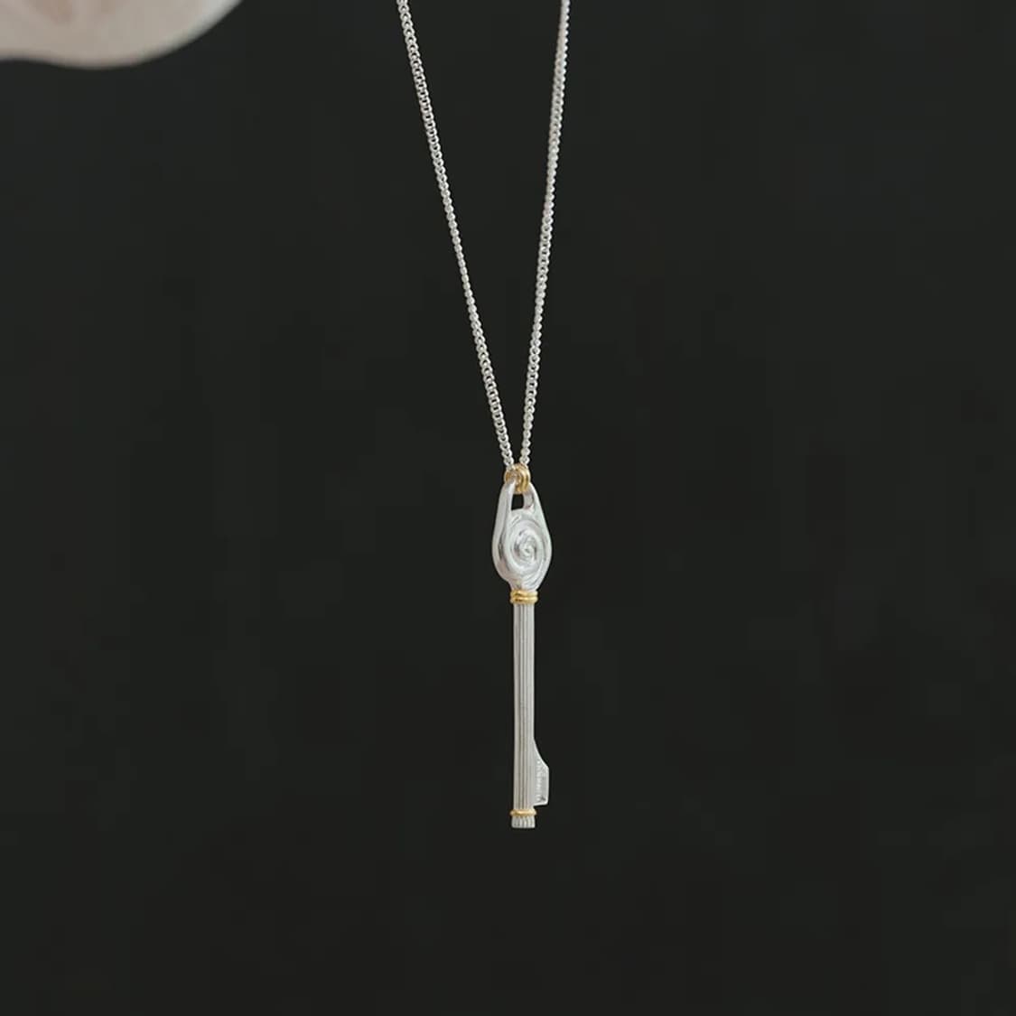 본에뜨 목걸이 Santal key neckless 925 silver 상품이미지3