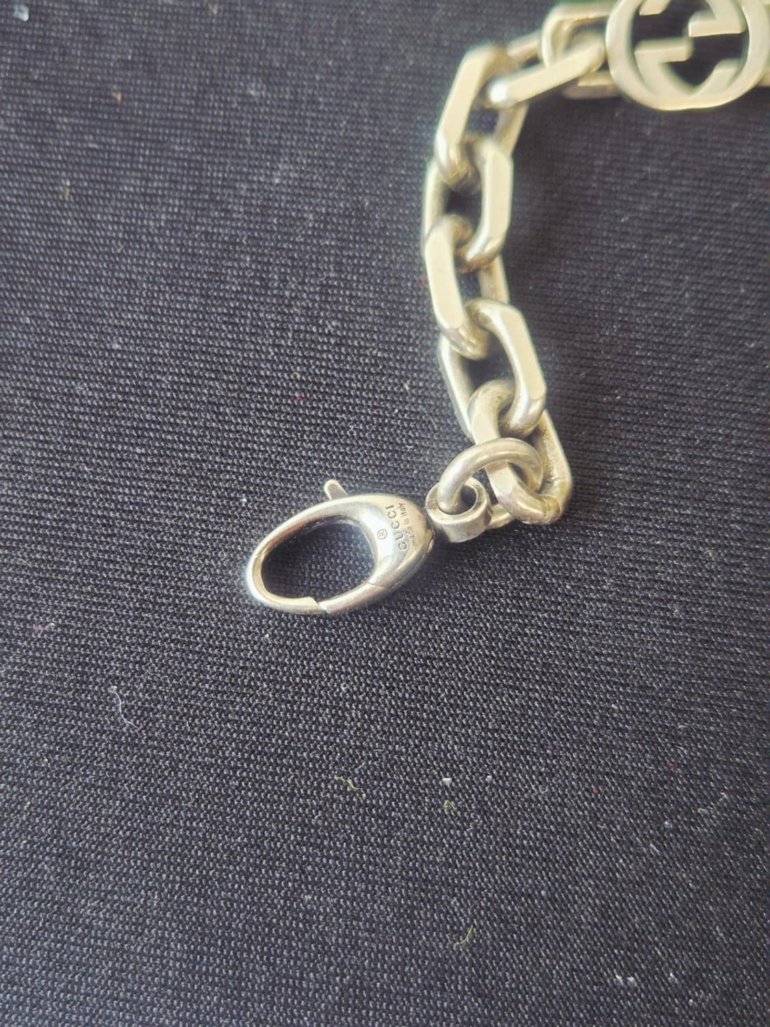 구찌인터로킹 체인 팔찌 18호 상품이미지5