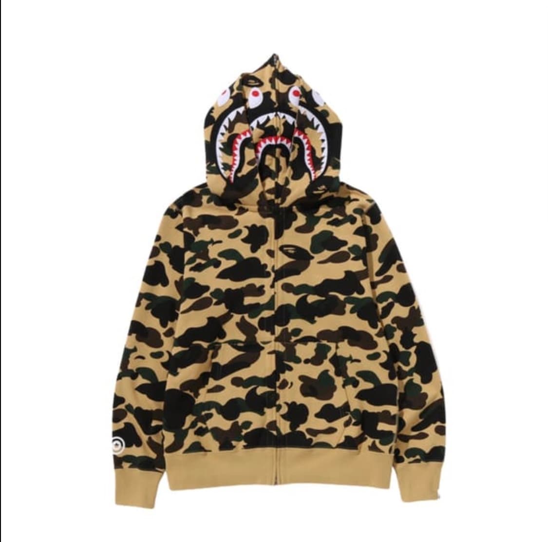 베이프 카모 더블샤크 후드집업 황계 상품이미지2