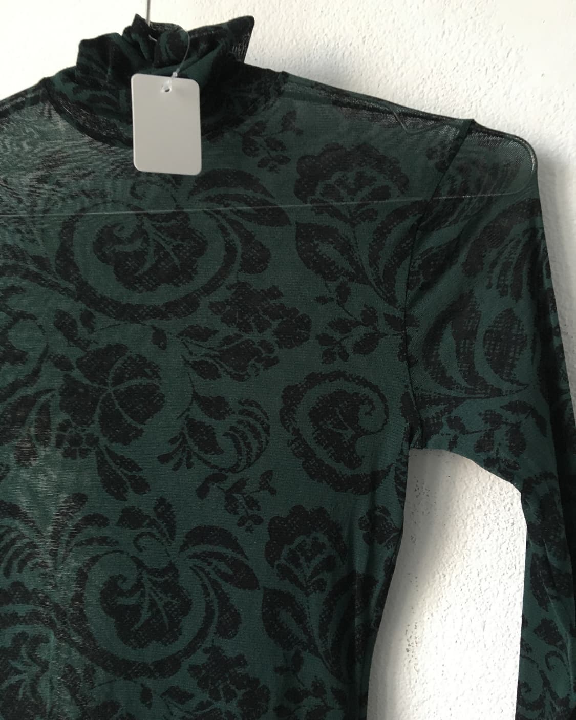 Benetton pattern mesh sleeve 상품이미지3