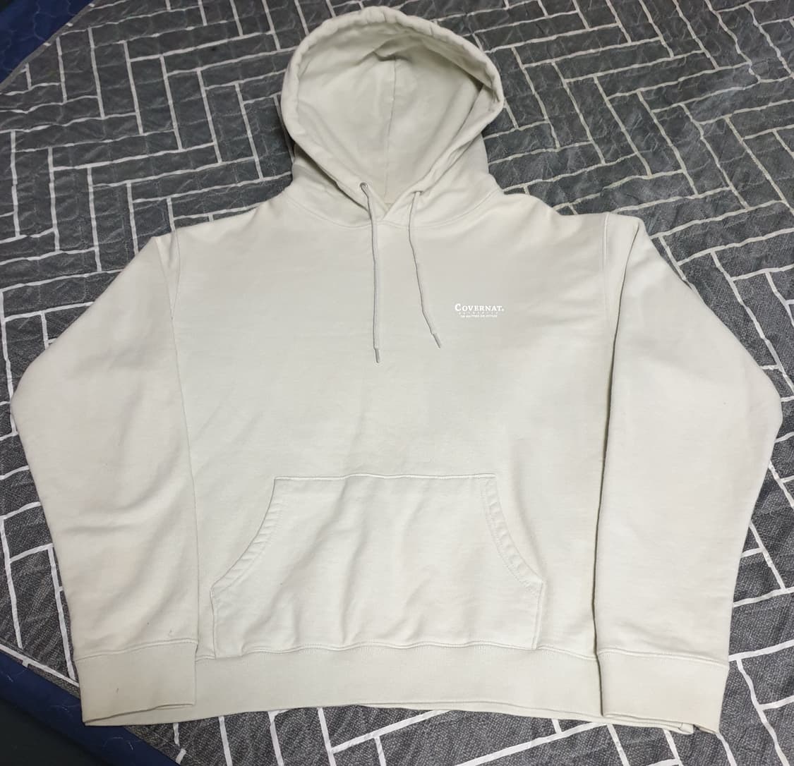 커버낫 오버핏 어센틱 혜비 코튼 후드티 (M) 상품이미지1