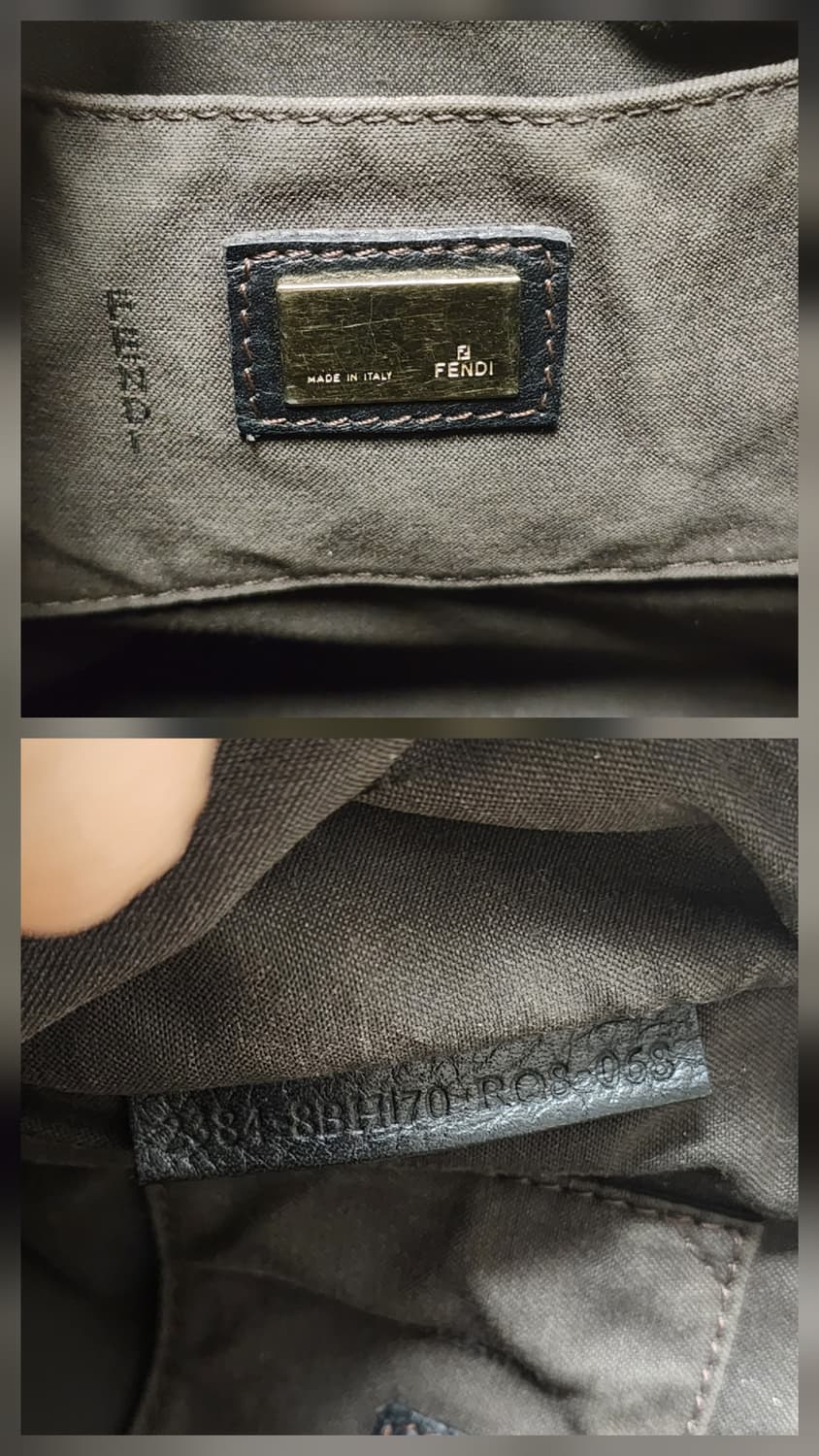 펜디 FF로고 브라운 미니 토트백  상품이미지9