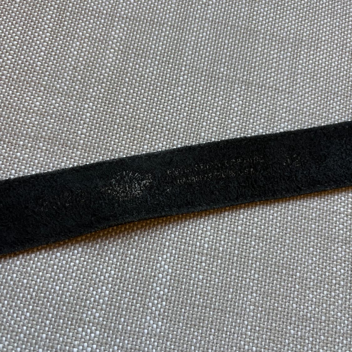 [42] 80s USA DOCKERS 블랙 풀 그레인 레더 레인저 벨트 상품이미지9