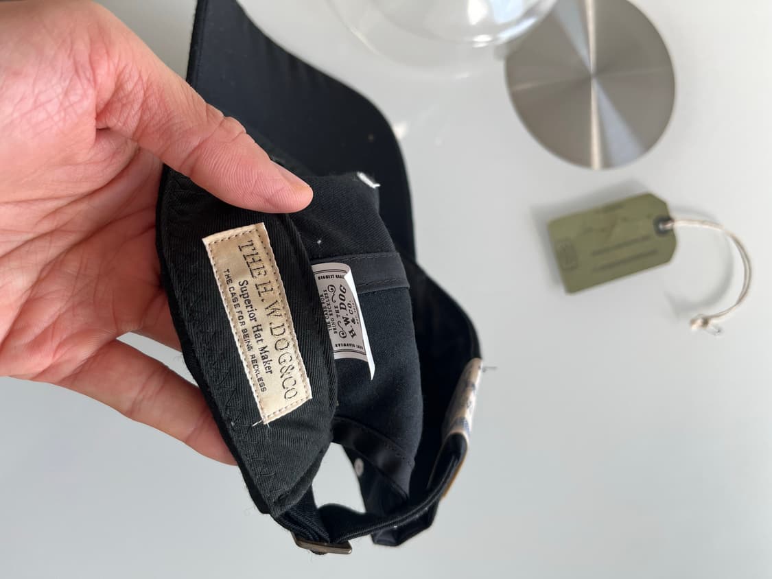 새상품) H.W.DOG&CO 블랙 웨스턴 볼캡 상품이미지5