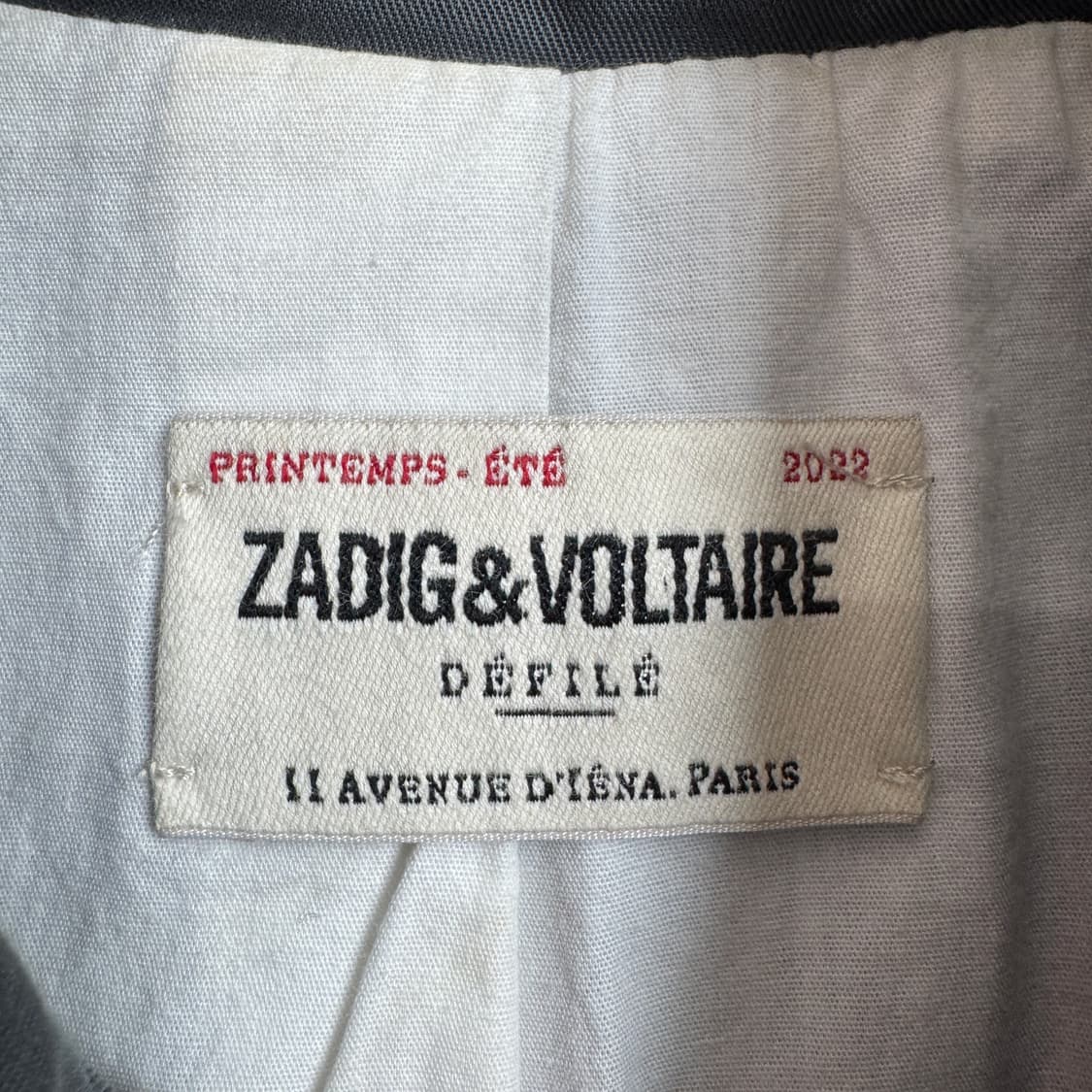 쟈딕앤볼테르 LOVE NOW 배색 블루종 자켓 상품이미지8