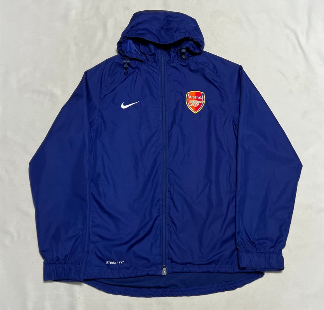 L 나이키 아스날 스톰핏 네이비 후드 바람막이 상품이미지2