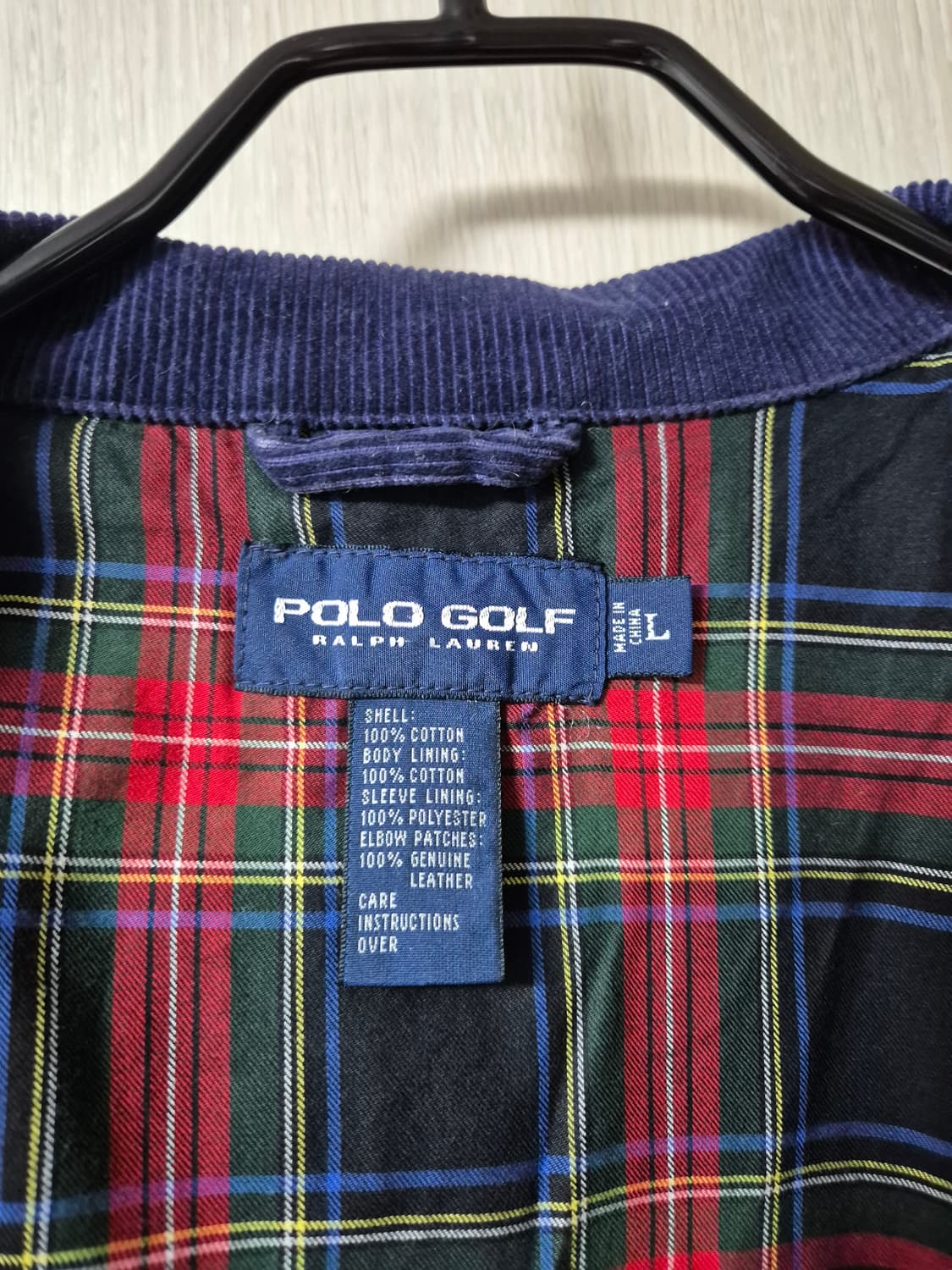 폴로 랄프로렌 골프 코듀로이 자켓 네이비 점퍼 라지 상품이미지6