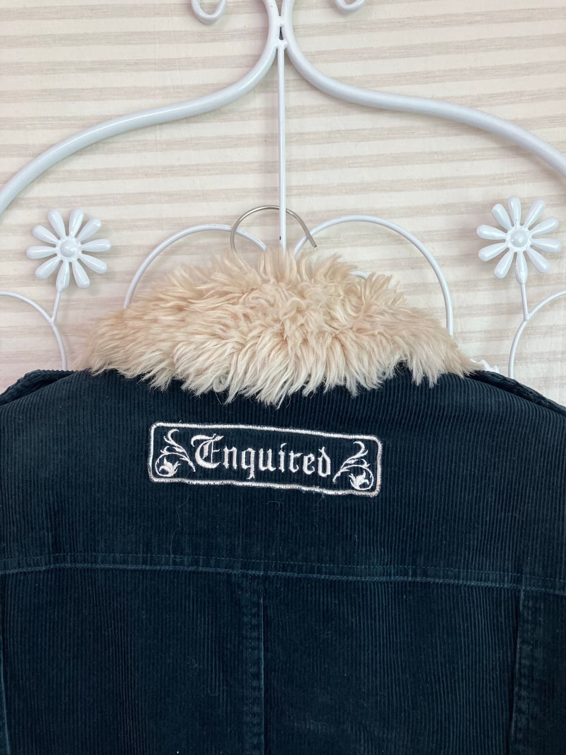 빈티지 네이비 벨벳 파우치 자켓 y2k 스트릿 갸루 펑키 일본빈티지511 상품이미지6