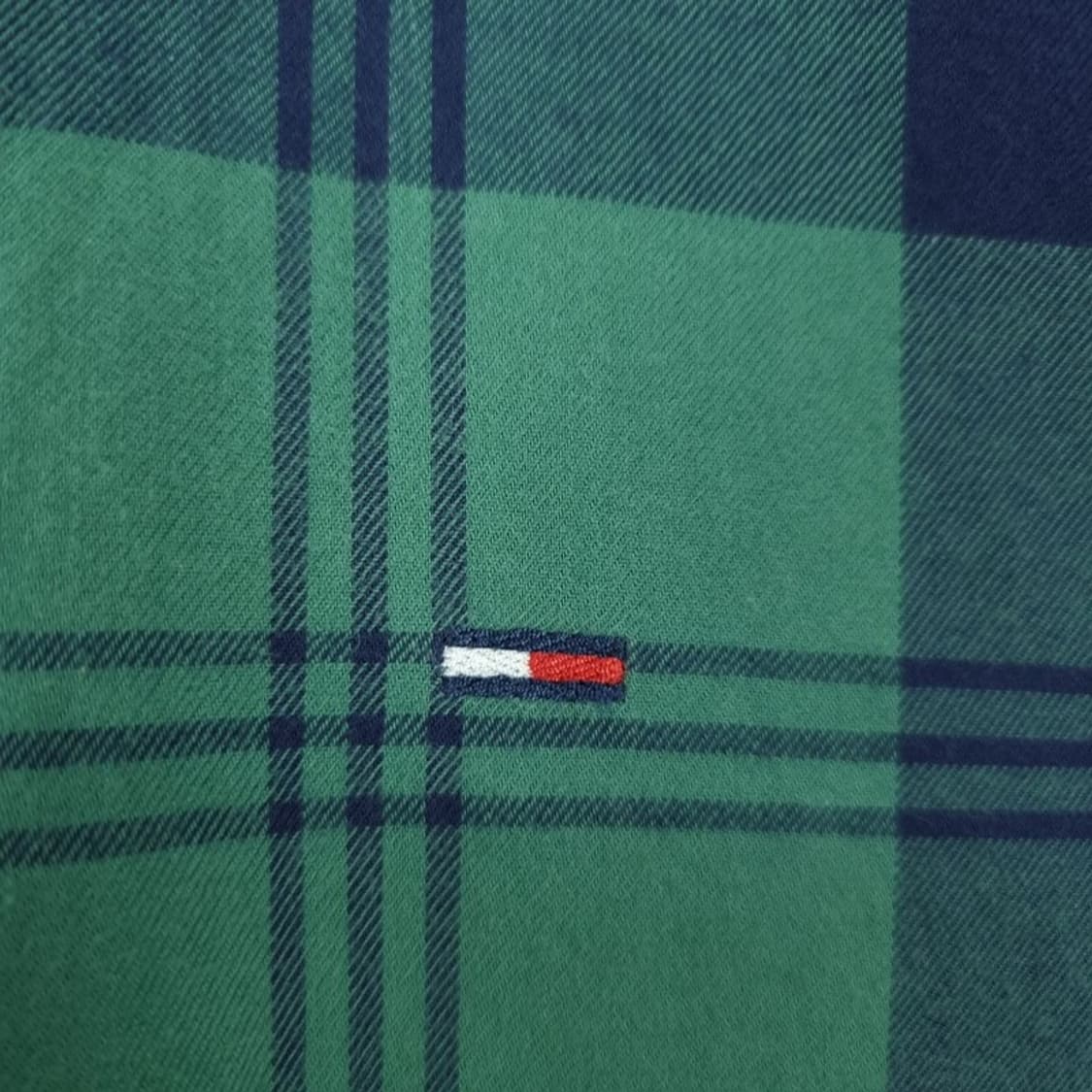 [타미힐피거] 로고 자수 빈티지 체크 셔츠 M19342 상품이미지7