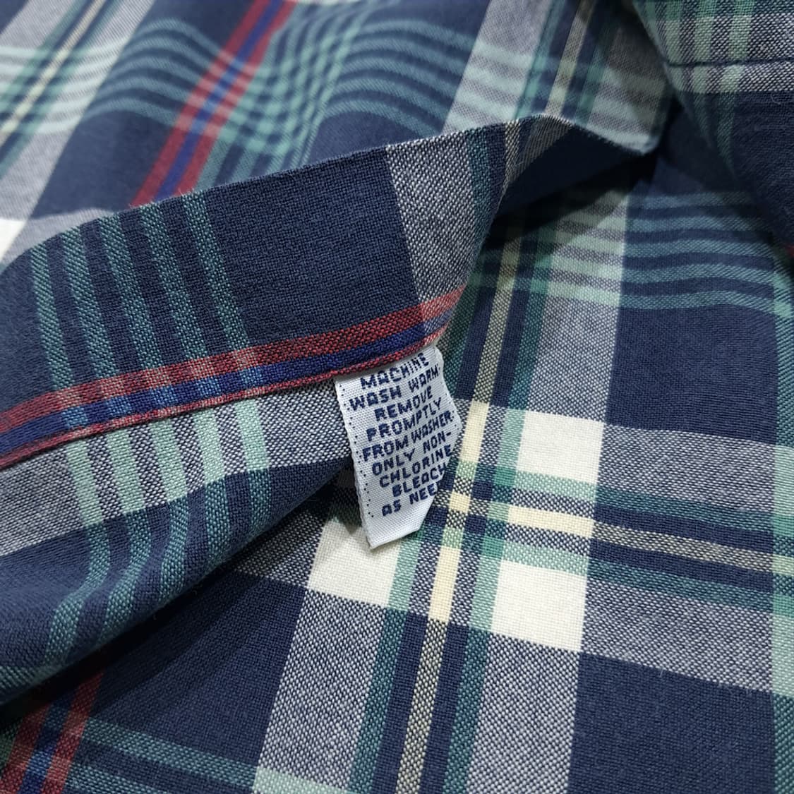 CL687 2XL 폴로 90s 클래식 타탄체크 버튼다운 셔츠 남방 상품이미지5