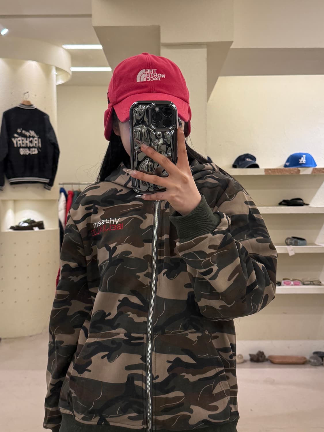 노스페이스 플리스 이어플랩 캡 U1013 상품이미지1