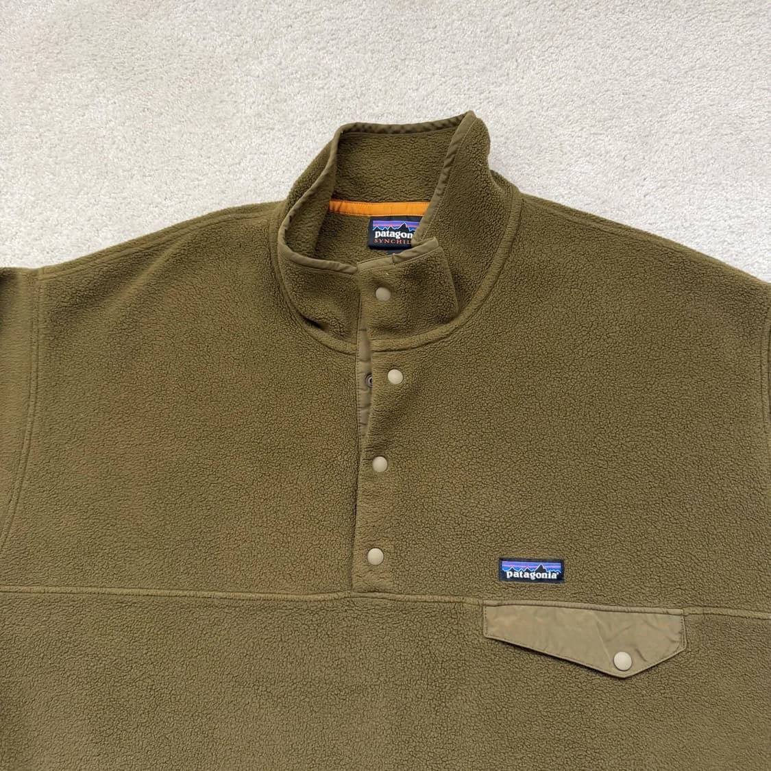 18FW 파타고니아 신칠라 스냅-T 올리브 상품이미지2