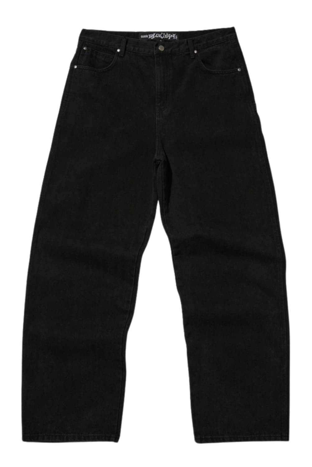 스웨이드 블랙 데님팬츠  상품이미지1