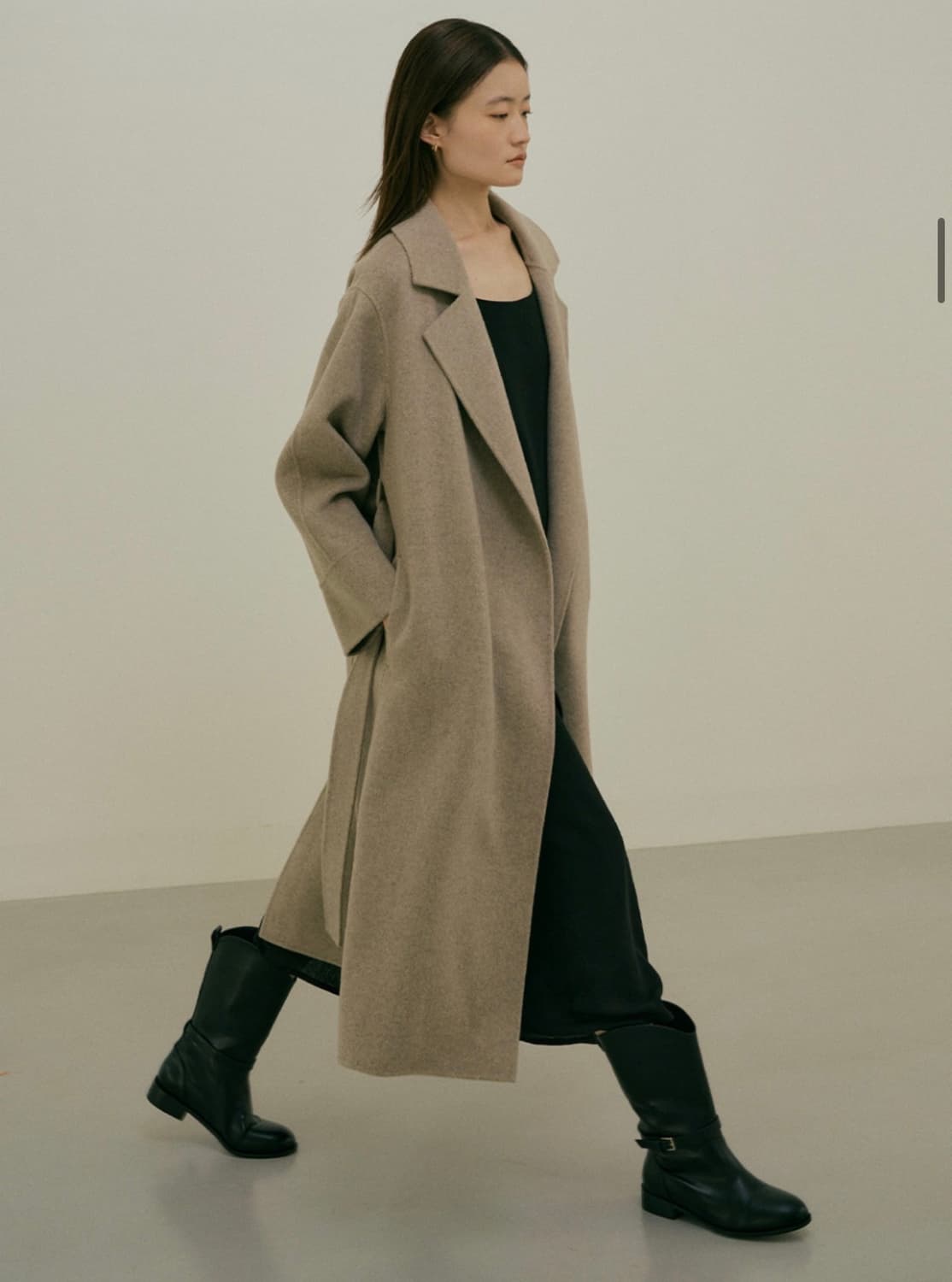 링서울 핸드메이드 캐시미어 코트 브라운 상품이미지2