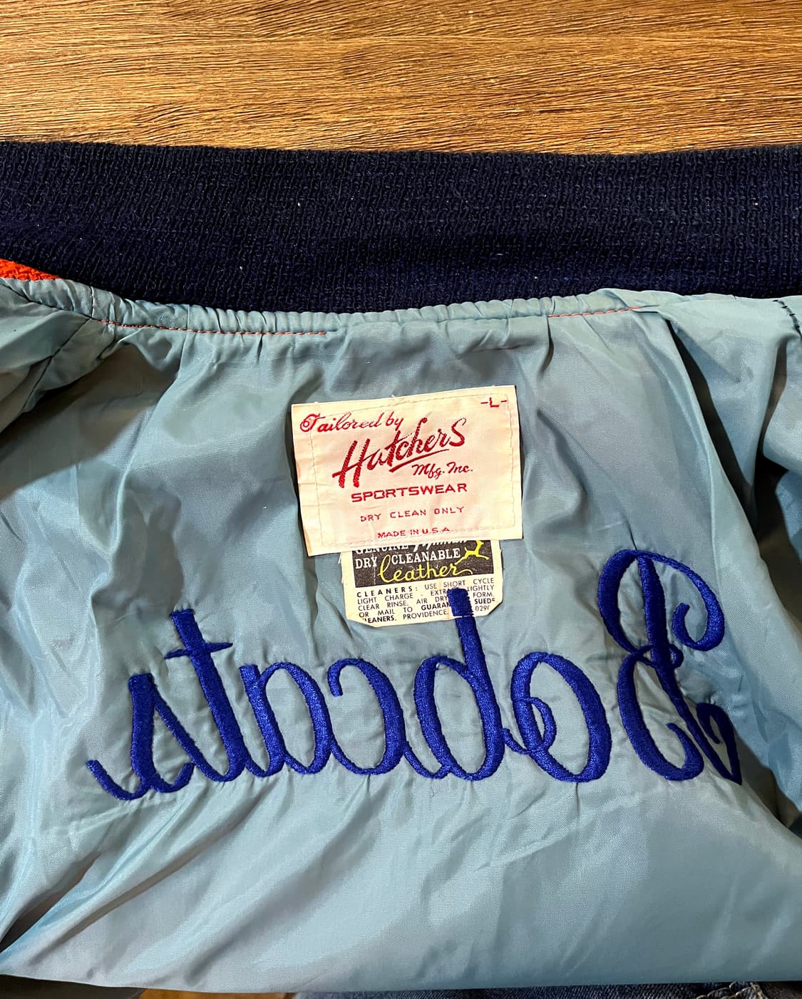 80s Hutches 울 바시티 자켓 (Made in USA) 상품이미지5