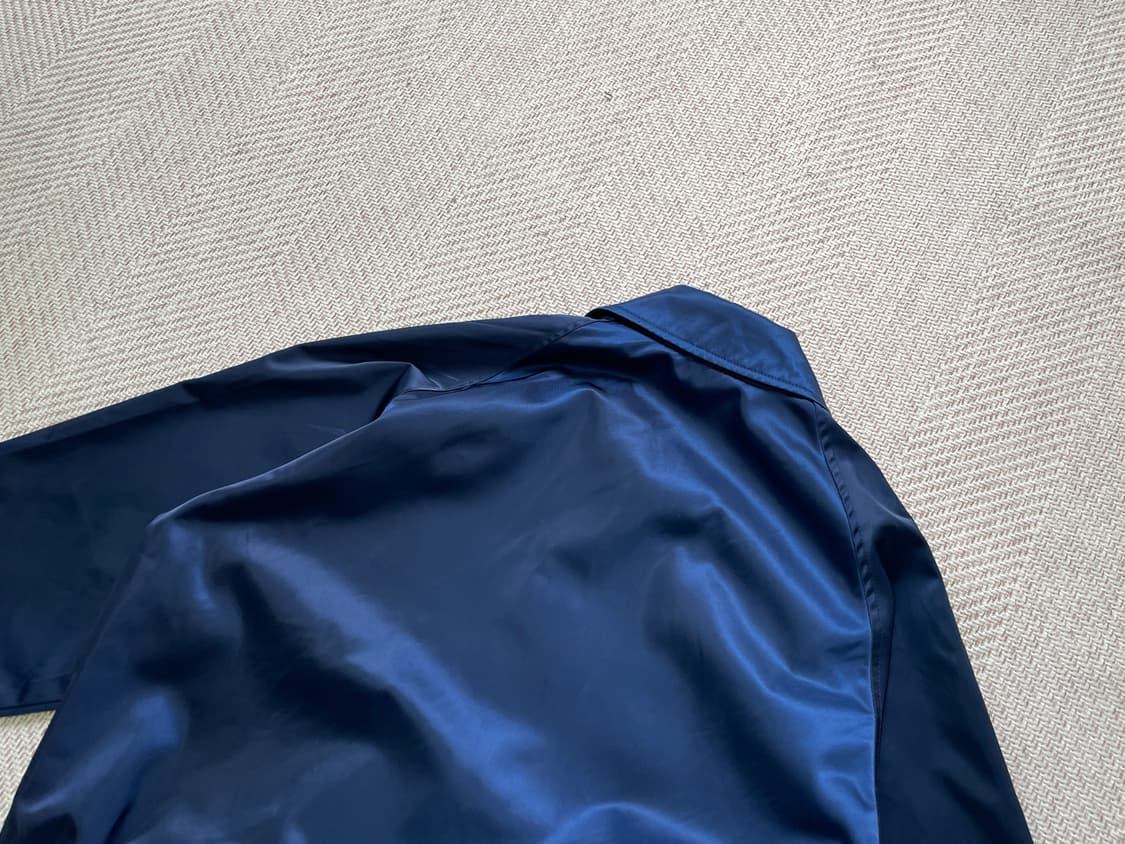 9~00s 데상트 베이스볼 팀 로고 스냅버튼 코치 자켓 상품이미지6