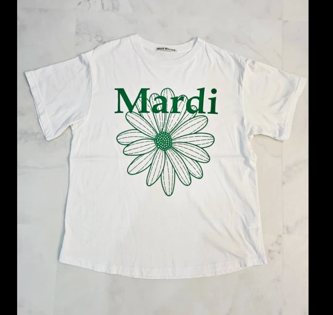 마르디 메크르디 플라워 티셔츠 남95 여~77 상품이미지4