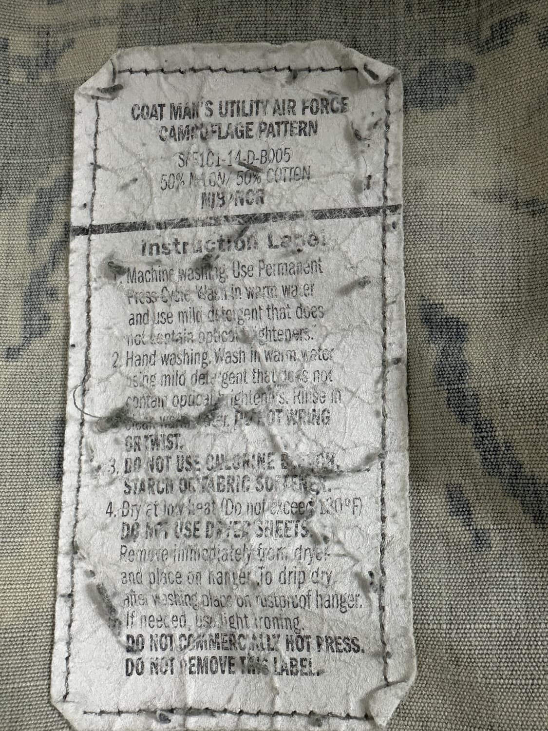 미공군 구형 ABU 전투복 상의 (S/S) (M) 상품이미지8