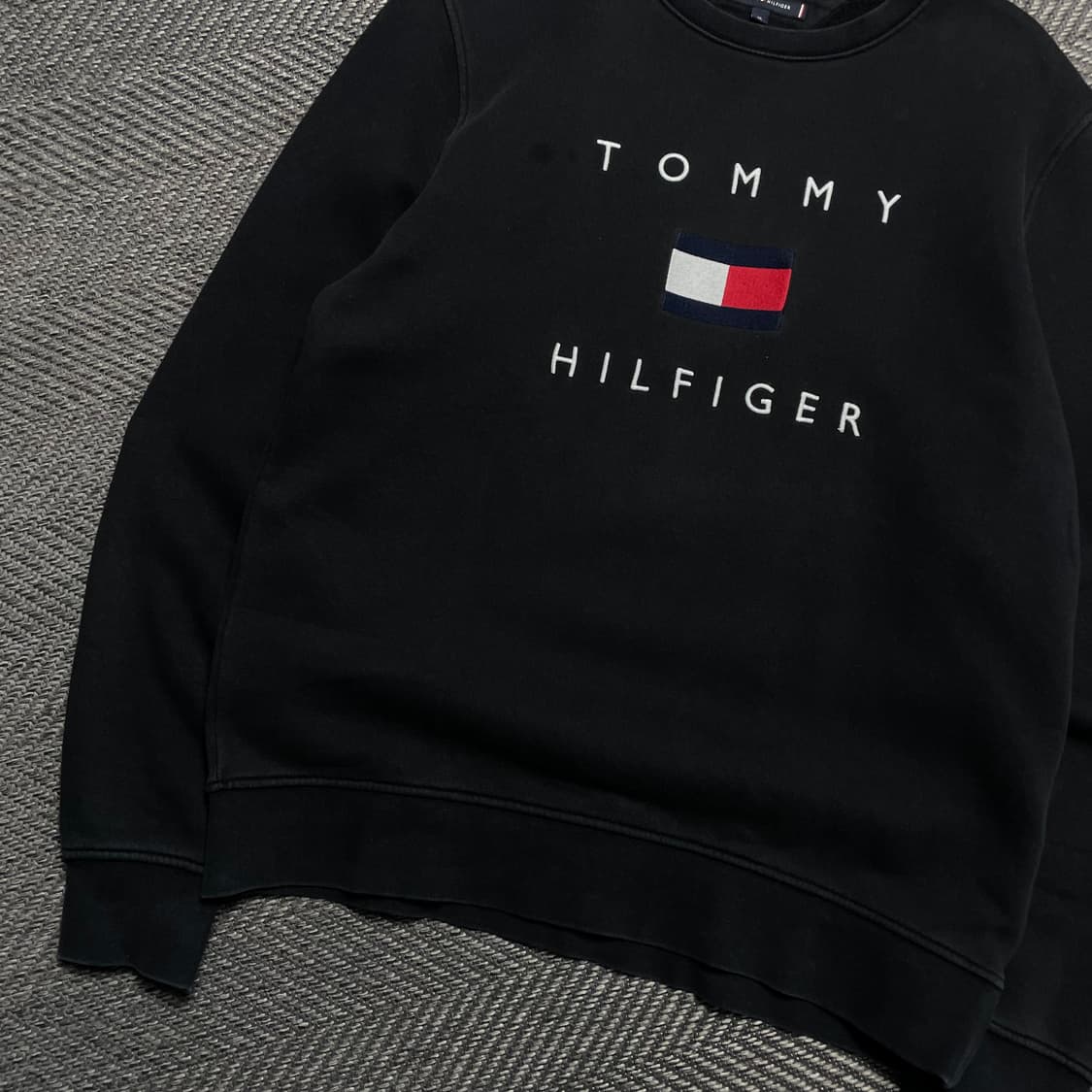 타미힐피거 자수 빅로고 박시핏 맨투맨o 5249 상품이미지3