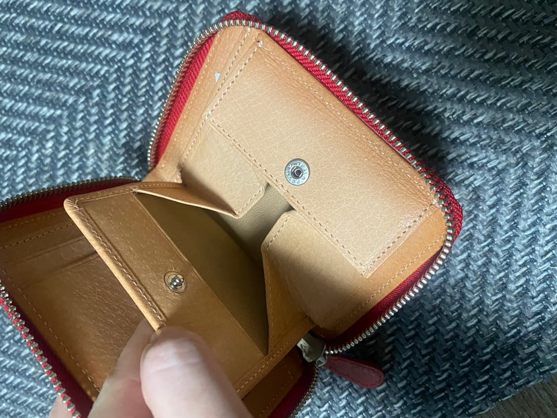 포터 지갑 레드 일본 한정판 상품이미지6