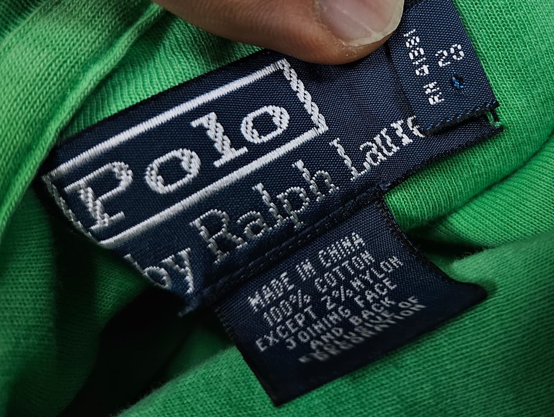 폴로 랄프로렌 그린 코튼 후드집업 급처 상품이미지4