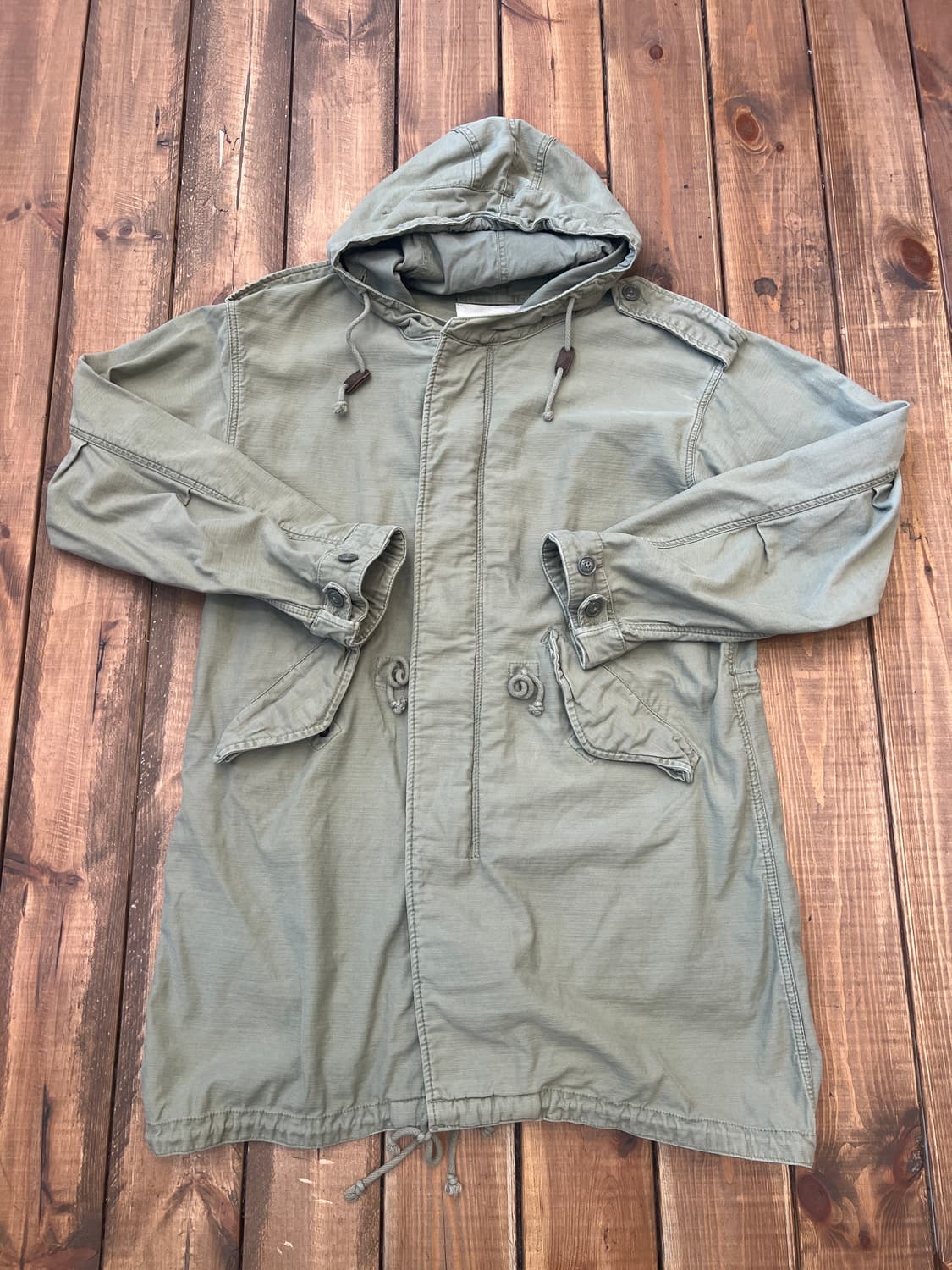 카키 오버 야상 자켓  상품이미지7