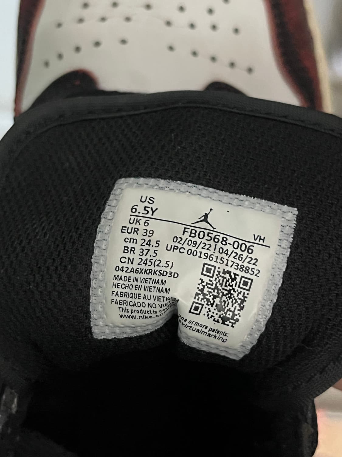 245) 나이키 에어 조던 1 SE 인프라레드 미드 빈티지 시카고 상품이미지7