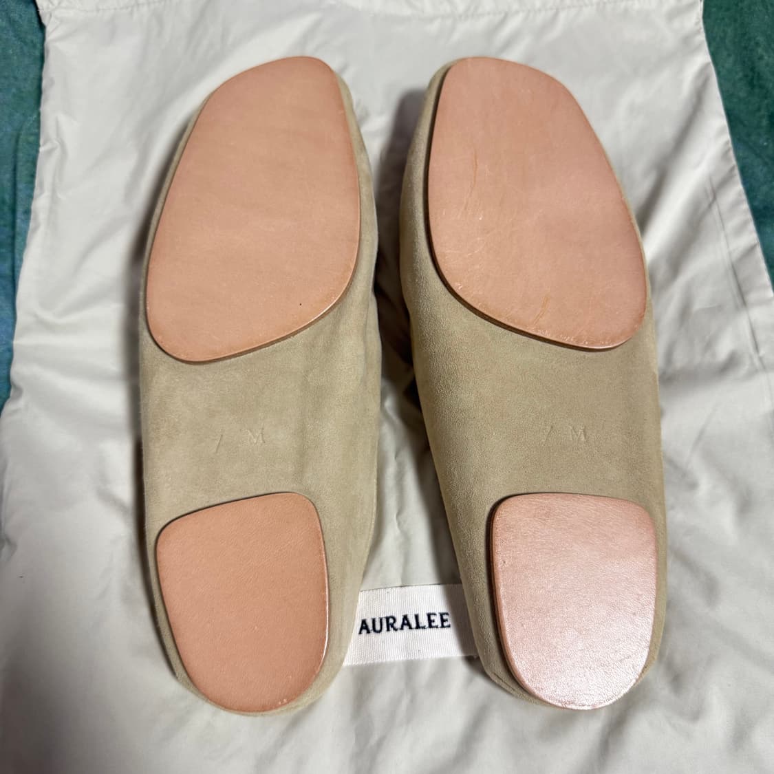 [MEN7,250]오라리 AURALEE 스웨이스 모카신 뮬 슬리퍼 상품이미지8