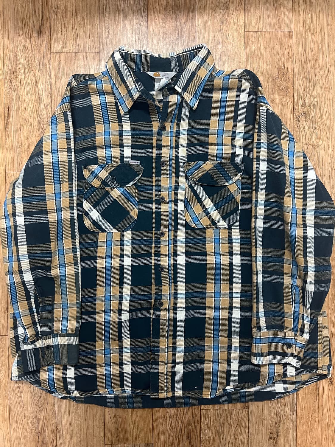 90s 칼하트 체크 셔츠 상품이미지1