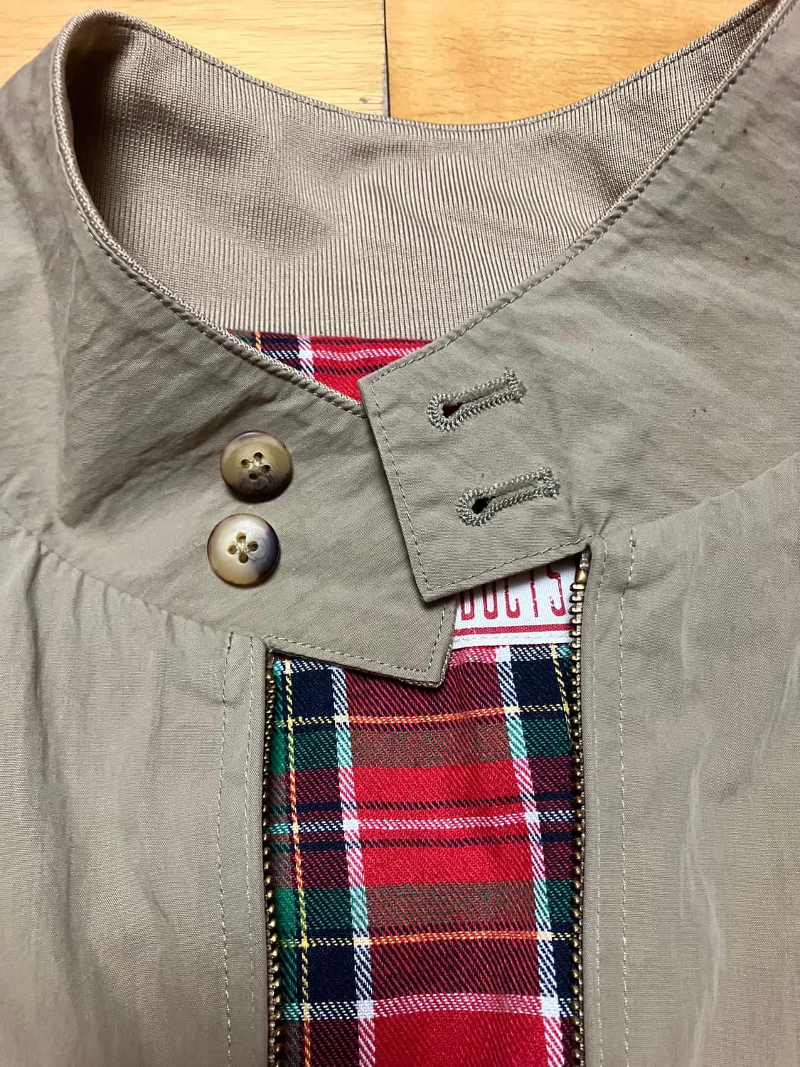 해링턴 자켓 XXL 베이지 상품이미지5