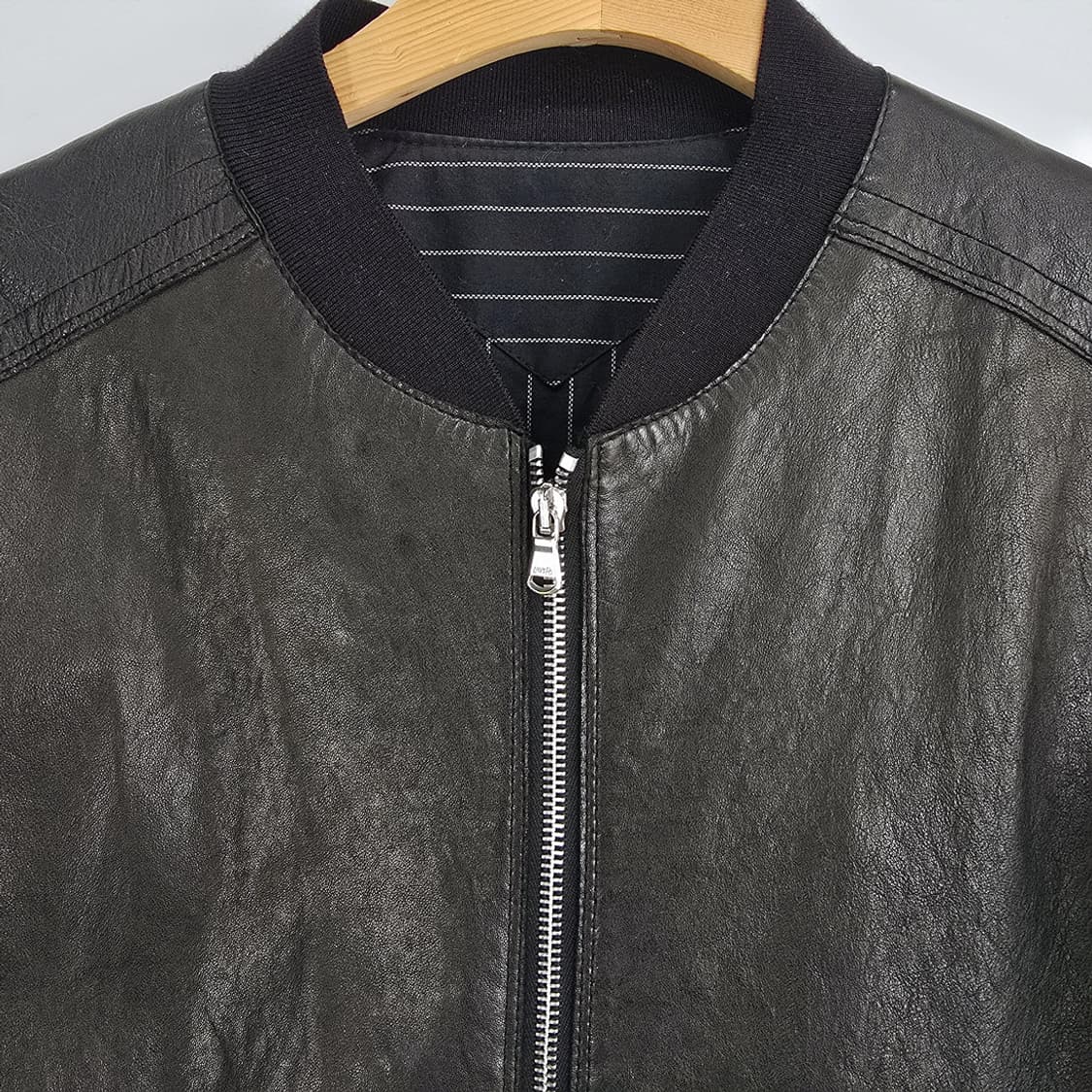 티아이포맨 T.I FOR MEN 양가죽 레더 자켓 블랙 95 상품이미지2
