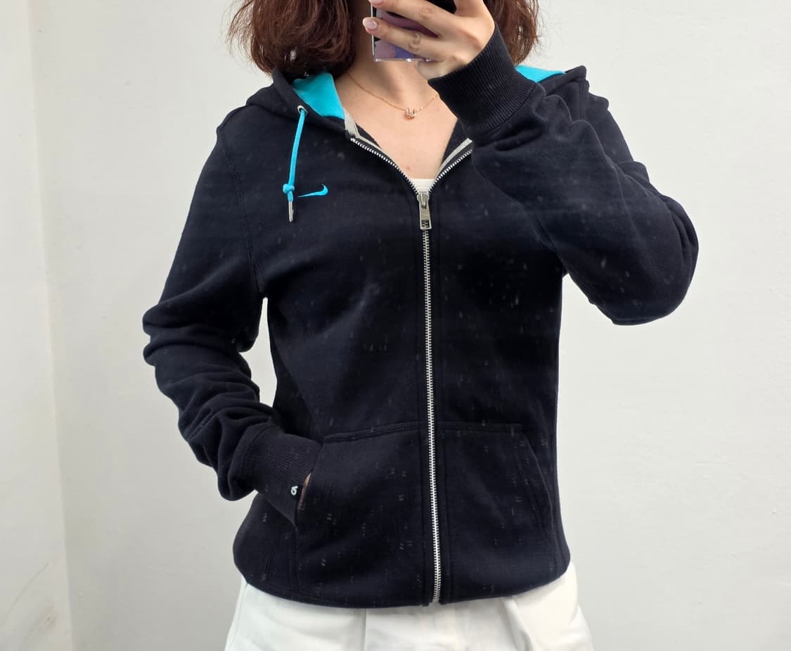 [프립]L/나이키 후드 집업 블랙 상품이미지2