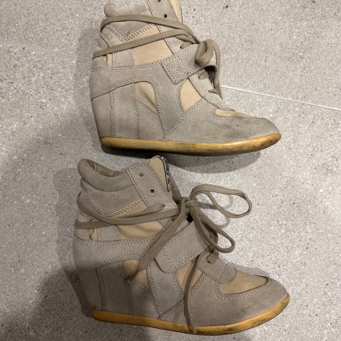 Ash 아쉬 베이지 웨지힐 35 (230 사이즈) 상품이미지4