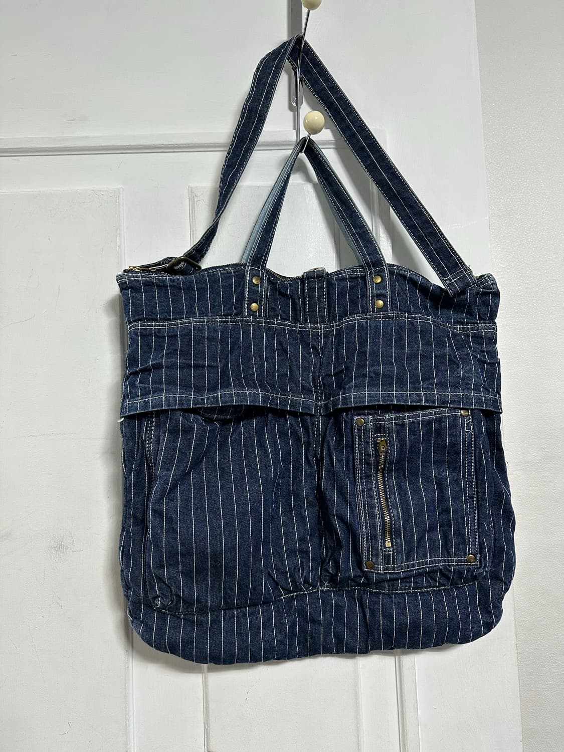 트리퍼 TRIFFER 데님 헬맷백 상품이미지1