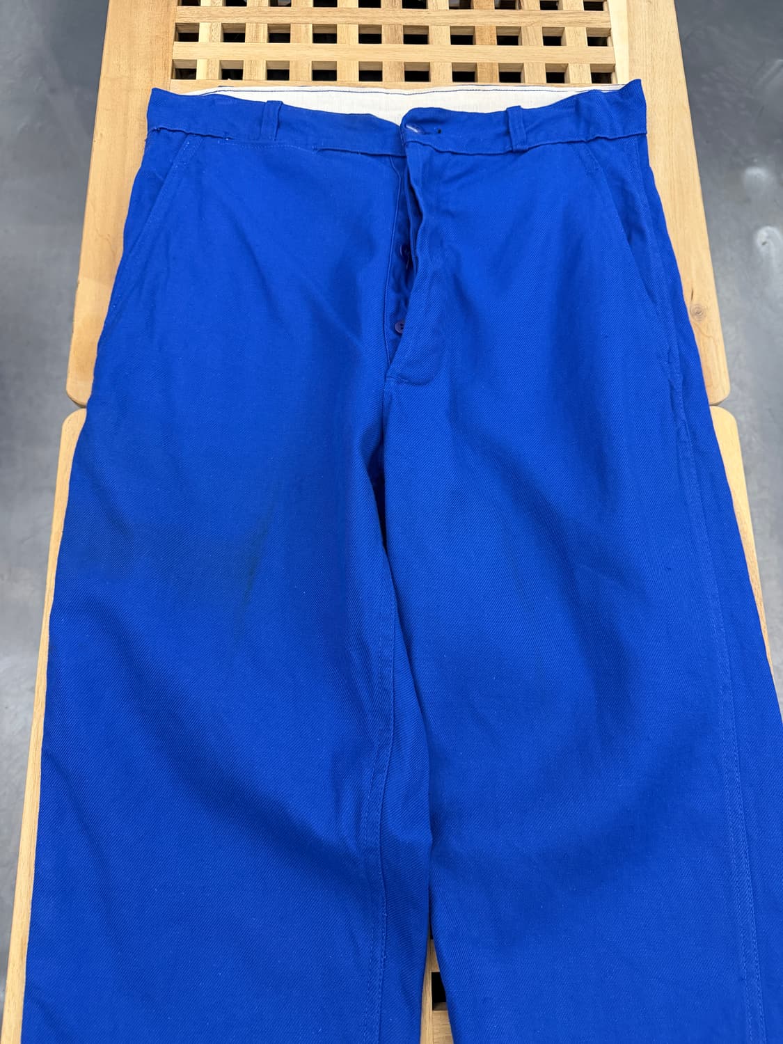 OLD VINTAGE WASHED BLUE FRENCH 프렌치워크팬츠 상품이미지3
