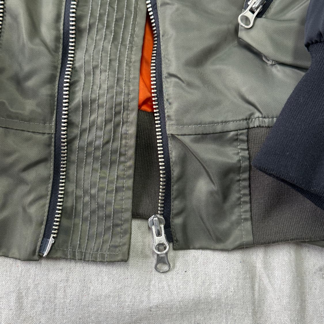 넥스트도어립스 배색 항공점퍼 ma1 105 상품이미지3