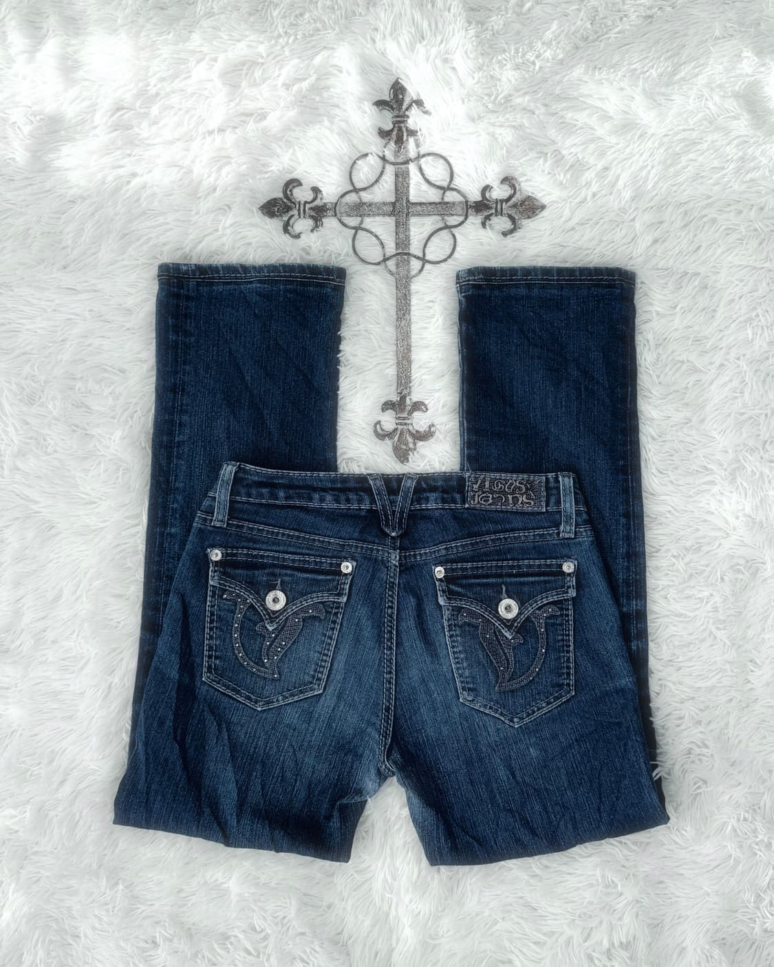 빈티지 로우라이즈 부츠컷 데님 상품이미지2